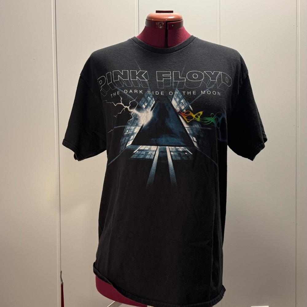 Pink Floyd Dark Side of the Moon 2013 Liquid Blue Black T-Shirt